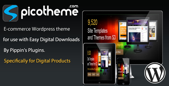 picotheme 仿主题森林 WordPress CMS主题模板