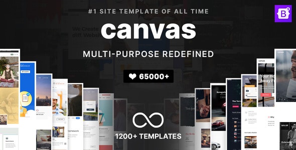 Canvas - 多用途自适应企业网站HTML模板