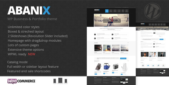 Abanix 企业 WordPress主题