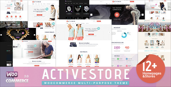 ActiveWear WooCommerce购物商城 wordpress主题