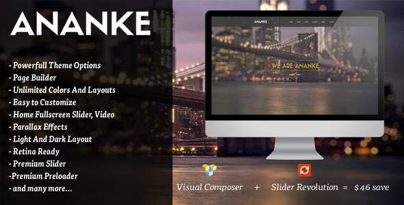 Ananke - One Page Parallax WordPress Theme