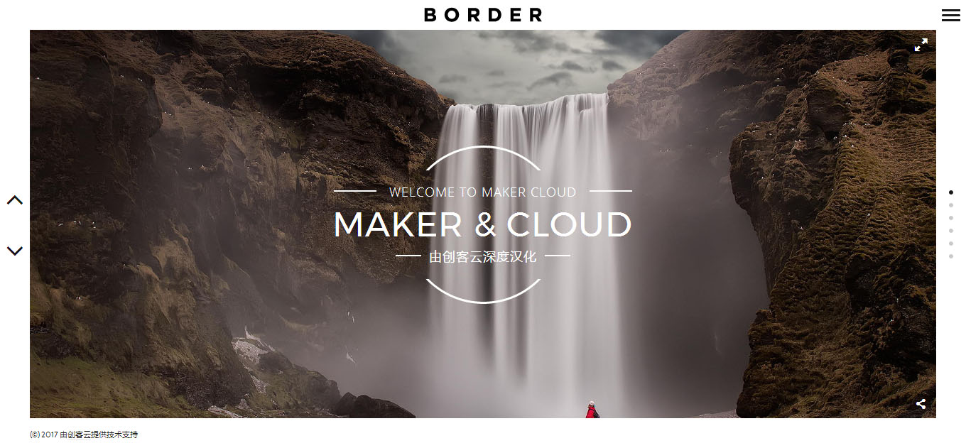 BORDER - A Delightful Photography WordPress Theme