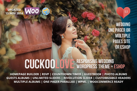 CuckooLove WordPress婚庆主题