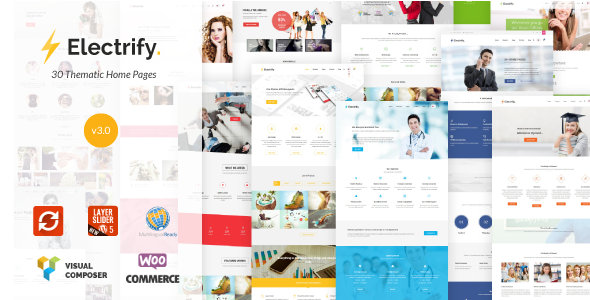  Electrify multipurpose WordPress corporate theme [updated to v1.2]