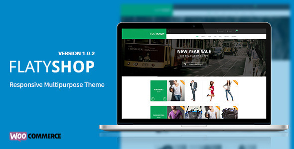 FlatyShop - 响应式多用途网站WordPress主题