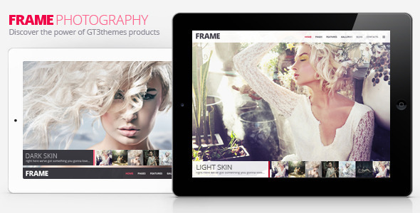 Frame 摄影个人相册图片展示 XHTML5/CSS静态网站模板