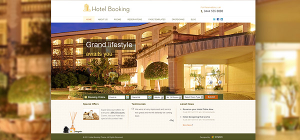 HotelBooking-WordPress-theme