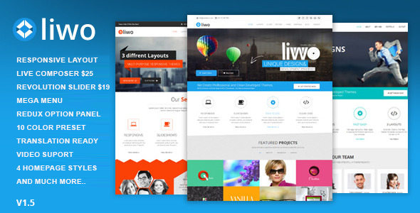  Liwo Multipurpose WordPress Enterprise Theme