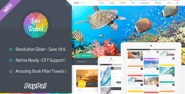 Love Travel - Creative Travel Agency WordPress Theme