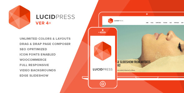 Lucid Press 创意机构 wordpress主题