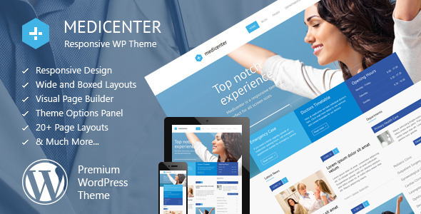 MediCenter - Health Medical Clinic WordPress Theme