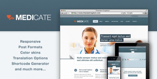 Medicate – Health & Medical WordPress Theme + RTL Ready