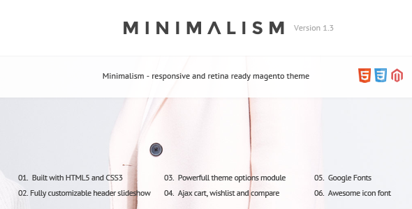 Minimalism - 响应式极简电子商务网站Magento主题