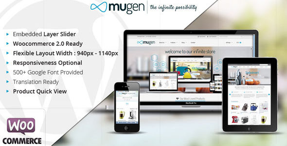 Mugen 购物商城 WordPress主题模板