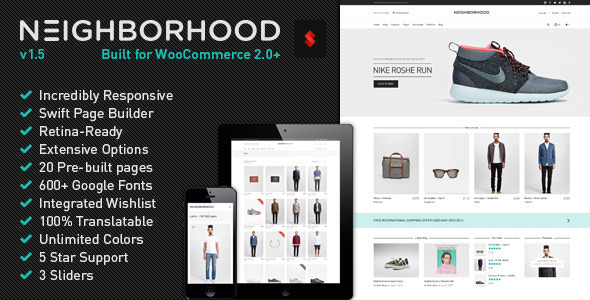 Neighborhood - Responsive Multi-Purpose Shop Theme