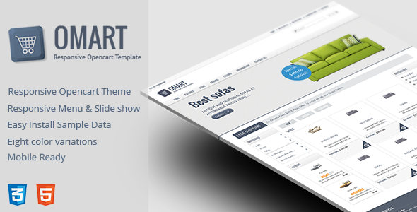 自适应 Omart Opencart主题
