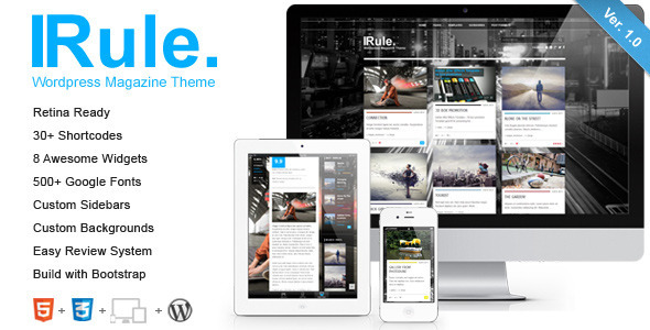  Creative Rule Blog Magazine WordPress Theme