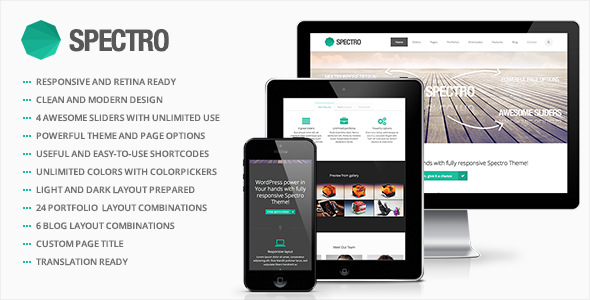  Spectro Multipurpose WordPress Theme Template