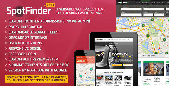 SpotFinder 目录/置业/商户信息 WordPress主题