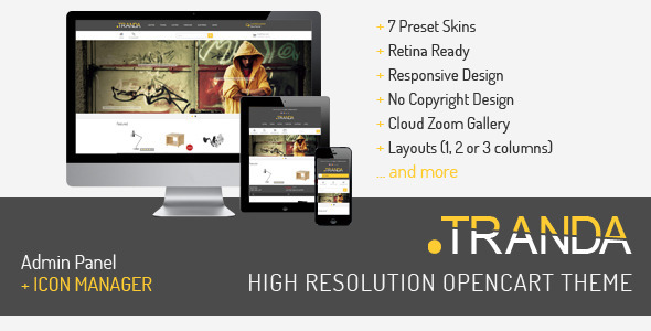  Tranda Opencart Theme