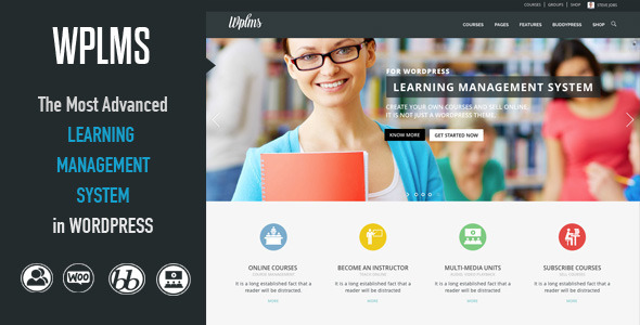 WPLMS - Learning Management System for WordPress, Education Theme