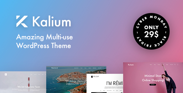 Kalium - Creative Theme for Professionals