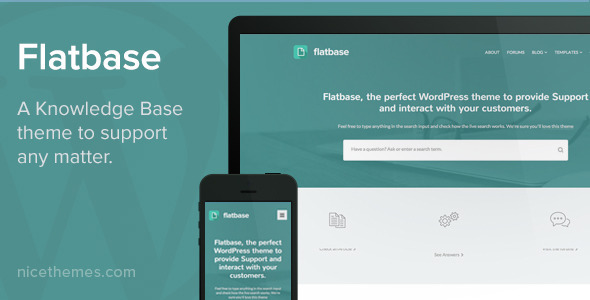 Flatbase 百科维基FAQ WordPress主题 [ 更新至 v1.0.2 ]