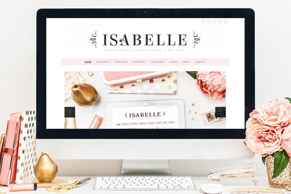 Isabelle-Creativemarket-WordPress-Theme