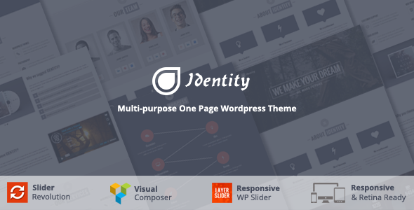  Identity single/multi page business WordPress theme [updated to v2.3]