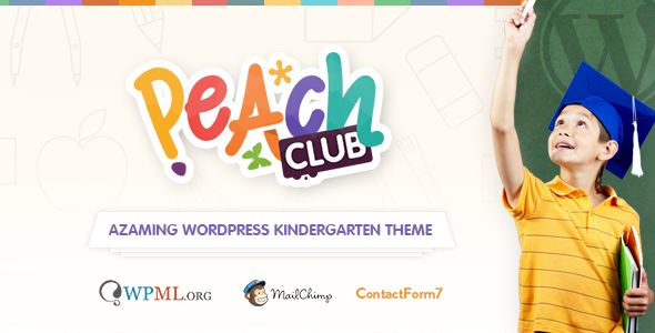 PeachClub 儿童幼儿园学校 WordPress主题
