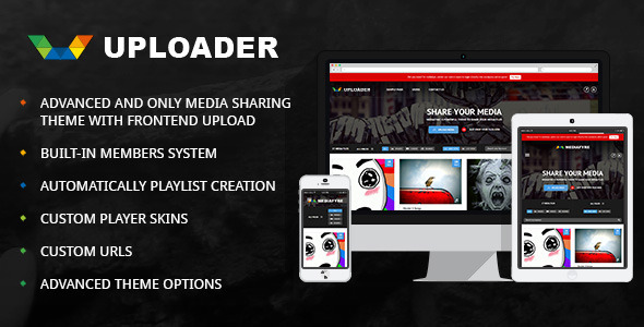 Uploader-Advanced-Media-Sharing-Theme