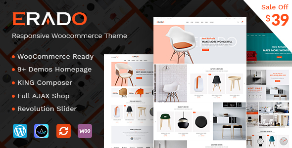  Ferado - WordPress Theme of Fashion Home Shopping Mall