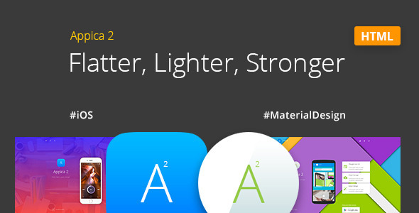 Appica 2 APP着陆页 HTML5模板