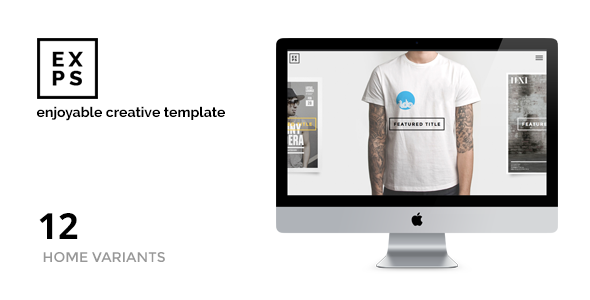 EXPOSE 创意作品展示 HTML5模板