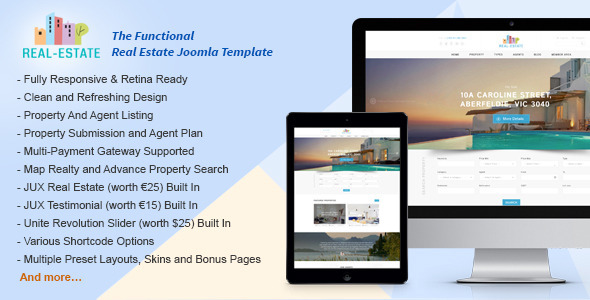 Functional-Real-Estate-Joomla-Template