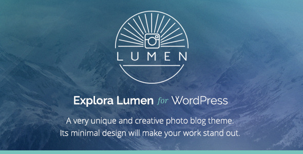 Lumen 摄影个人作品展示 WordPress主题