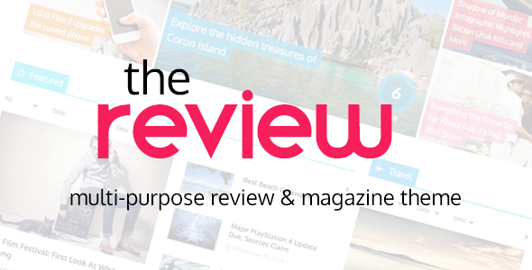 The Review 评分杂志博客 WordPress主题 [ 更新至v2.4 ]