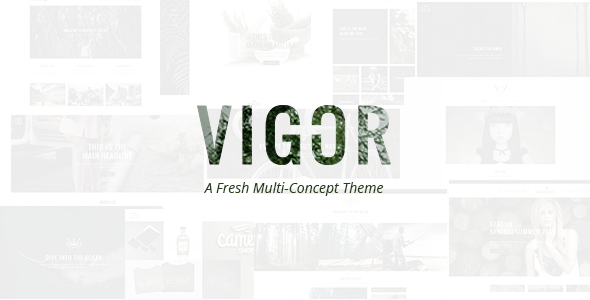 Vigor 新概念 WordPress主题  [ 更新至 v1.3 ]