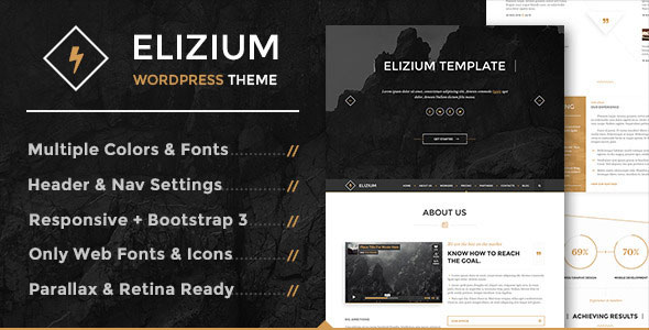  Elizabeth Parallax Multipurpose WordPress Theme