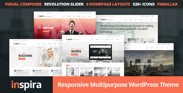Inspira v1.4 - 多用途商务 WordPress主题