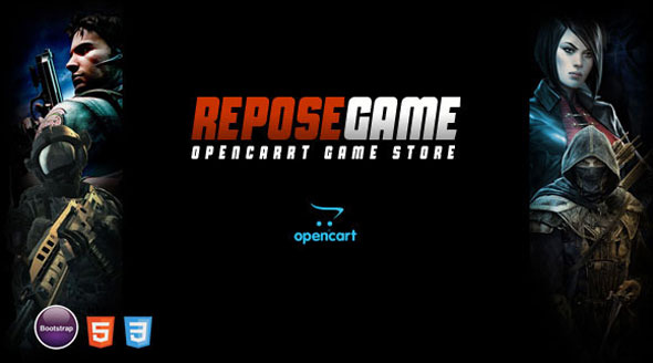Repose 游戏 OpenCart主题