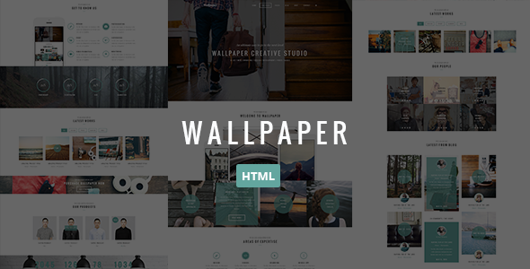 Wallpaper 多用途 HTML模板