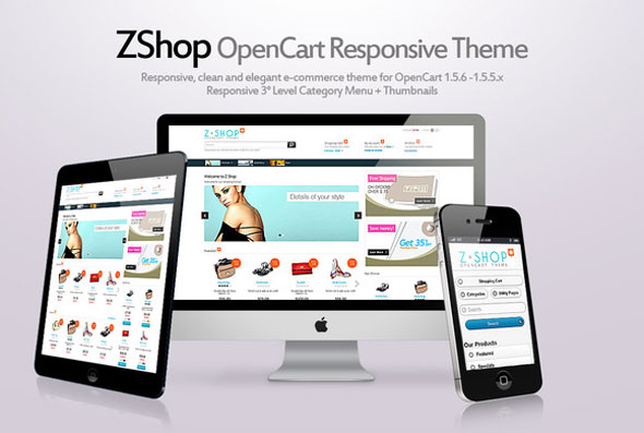 ZShop OpenCart主题