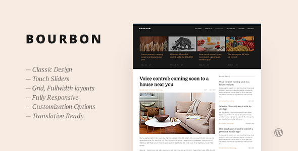 Bourbon 博客 WordPress主题 ［更新至v1.4］