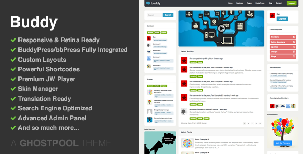 Buddy v2.15.1 - 论坛社区wordpress主题