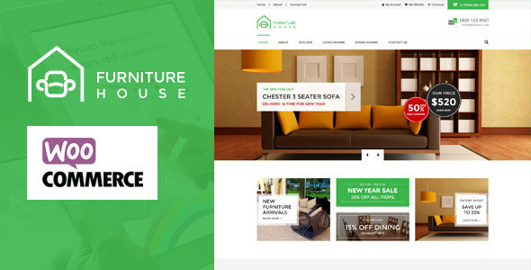 Furniture v1.5.4 - WooCommerce WordPress Theme