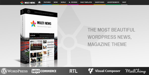 Multinews 多用途新闻杂志 wordpress主题 [v2.4]
