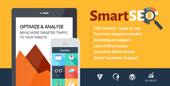 SmartSEO 搜索优化营销 WordPress主题 ［更新至v1.2］