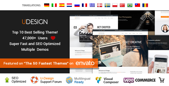 uDesign - Responsive WordPress Theme