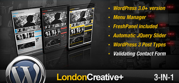 London Creative wordpress3合1摄影创作主题[更新至v5.5]